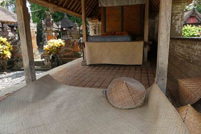 This room in a traditional Balinese house is only used for the dead awaiting burial