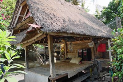 Bedroom in traditional Balinese house