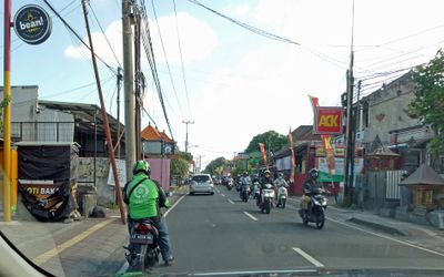 Gojek is Bali's version of Uber on a motorbike