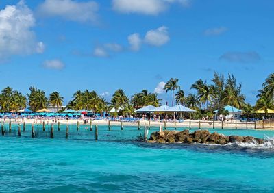 Leaving Princess Cays, Bahamas