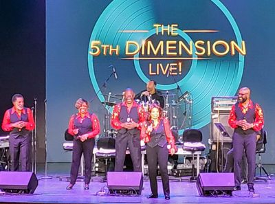 The 5th Dimension performing on the Sky Princess