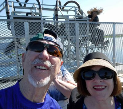 Onboard the Airboat in the Everglades