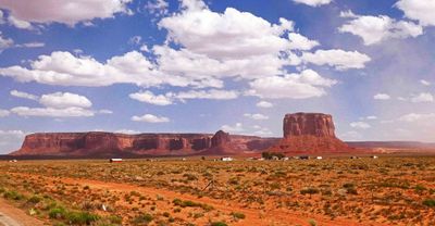 Monument Valley Navajo Tribal Park is a 91,000 acre tribal park