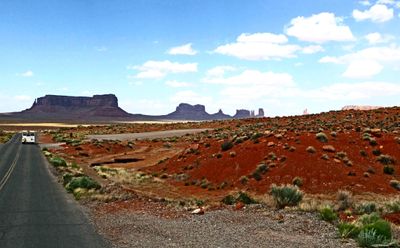 Monument Valley straddles the Utah-Arizona border