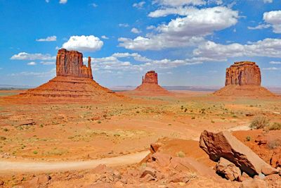 West & East Mittens and Merrick Butte, Monument Valley