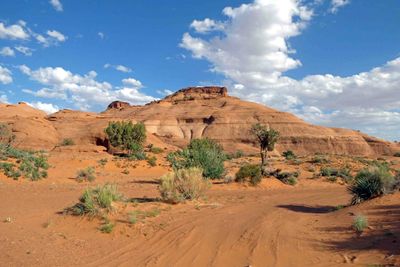 Rock formations on the way to Navajo Backcountry Cookout