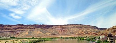 Crossing the Colorado River outside Moab, Utah