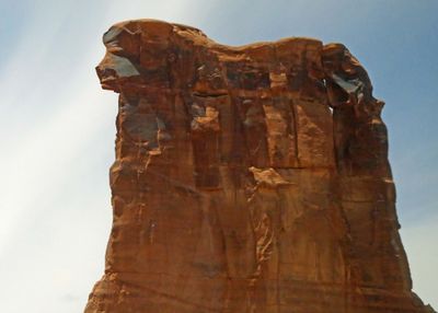 'Sheep Rock' in Arches National Park looks like a Lion to Bill