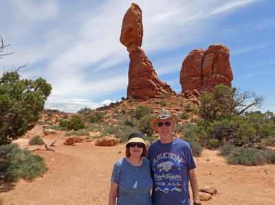 Balanced Rock in Arches National Park will eventually collapse due to erosion