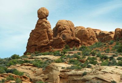 Another interesting formation in Arches National Park