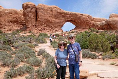 On the Windows Trail in Arches National Park
