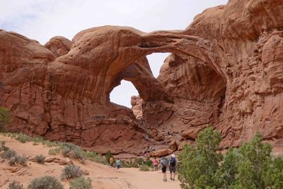 The Double Arch at Arches National Park