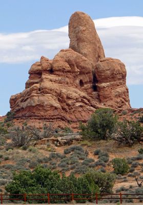 You can name this formation in Arches National Park for yourself