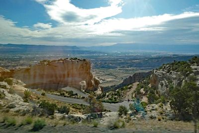 Starting the drive from 4,600 to 7,100 feet elevation in Colorado National Monument