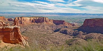 View from the top of the Colorado National Monument