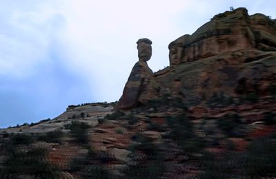 A balanced rock in Colorado National Monument