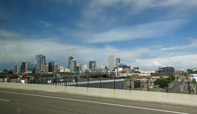 Arriving in Denver, Colorado for the night