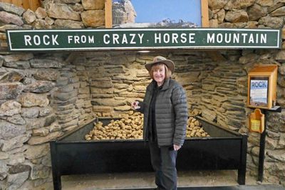 Rocks from Crazy Horse blast site are free for the taking