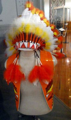 Headdress and Vest inside Crazy Horse Memorial Museum