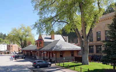 The Deadwood Train Station (1897) is now used as Deadwood History and Information Center
