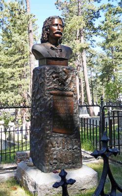Wild Bill Hickok's Grave in Mt. Moriah Cemetery