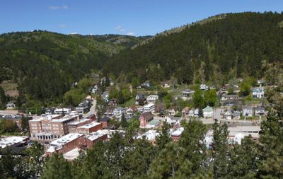 Looking down on Deadwood from Mt. Moriah