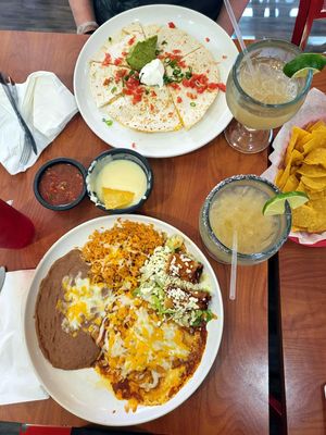 The food at La Herradura in Sheridan, WY, was very good