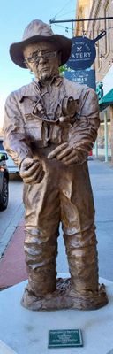 Sheridan, Wyoming Statue called 'Bigger Flies for Tired Eyes'