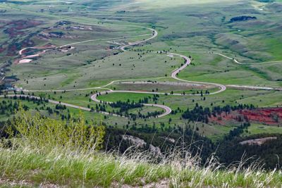 The road we came from