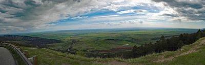 Overlook on Bighorn Scenic Byway