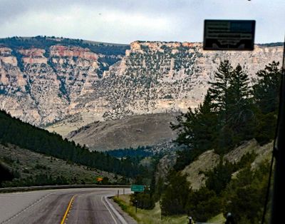 Coming down from the Bighorn Mountains