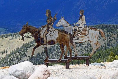 Sculpture at Dead Indian Summit Overlook, Wyoming