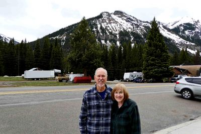 Pit stop in Cooke City, Montana, on the way to Yellowstone National Park