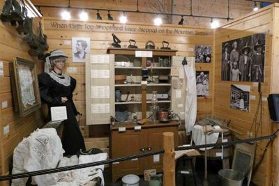 Cooke City, MT, has a small museum inside the visitors center