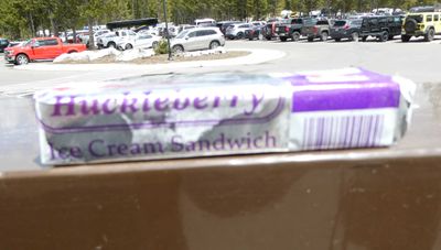 Huckleberries are found in everything you can imagine in Yellowstone store