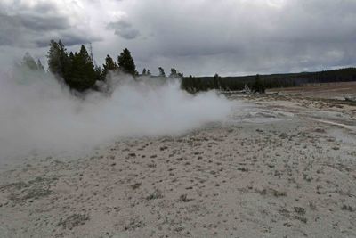 Fumarole on the Fountain Pot Trail in Yellowstone