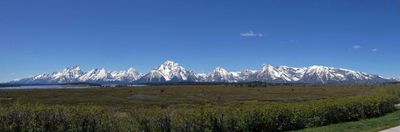 Ten peaks in the Grand Tetons are over 12,000 feet in elevation
