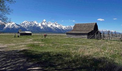 Mormon Row Historic District (settled in the 1890's) grew to a total of 33 homesteads