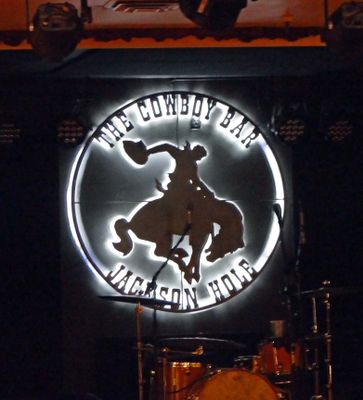 The Million Dollar Cowboy Bar has live music and dancing nightly