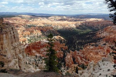 View of Bryce Canyon from elevation of 8,300 feet