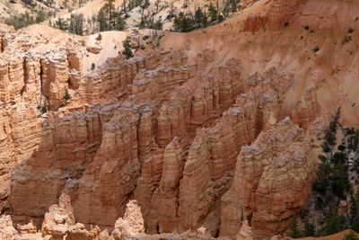 Hoodoos in rows in Bryce Canyon National Park