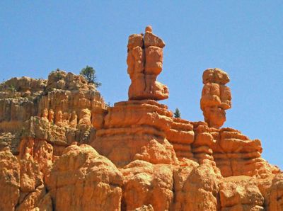 Salt and Pepper Shakers in Red Canyon in Utah