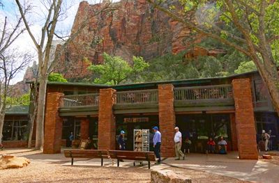 Sack lunches ready for pickup in Zion National Park