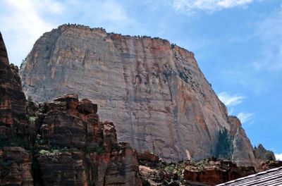 The Great White Throne in Zion National Park is 6,747 feet elevation at its highest point