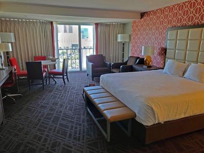 Checked into our hotel room in the Horseshoe (formerly Bally's) Casino in Las Vegas