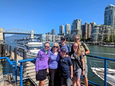 Family on Grantville Island, Vancouver, BC