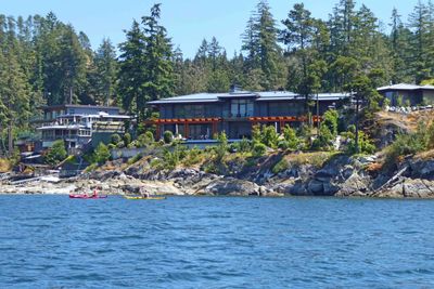 House of windows on Deep Cove, Vancouver