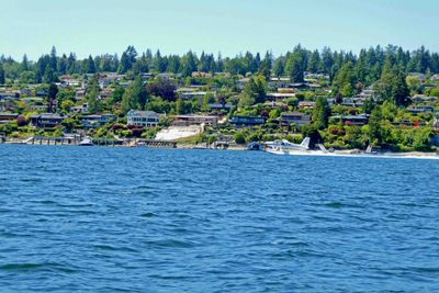 Seaplane taking off from Deep Cove, Vancouver