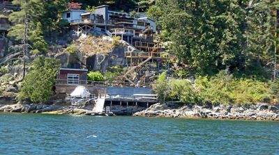 Home along Indian Arm Glacial Fjord
