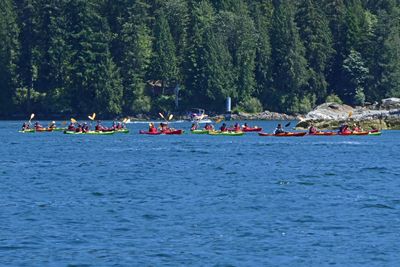 Kayakers in Deep Cove, Vancouver